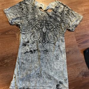 Affliction Reversible shirt!